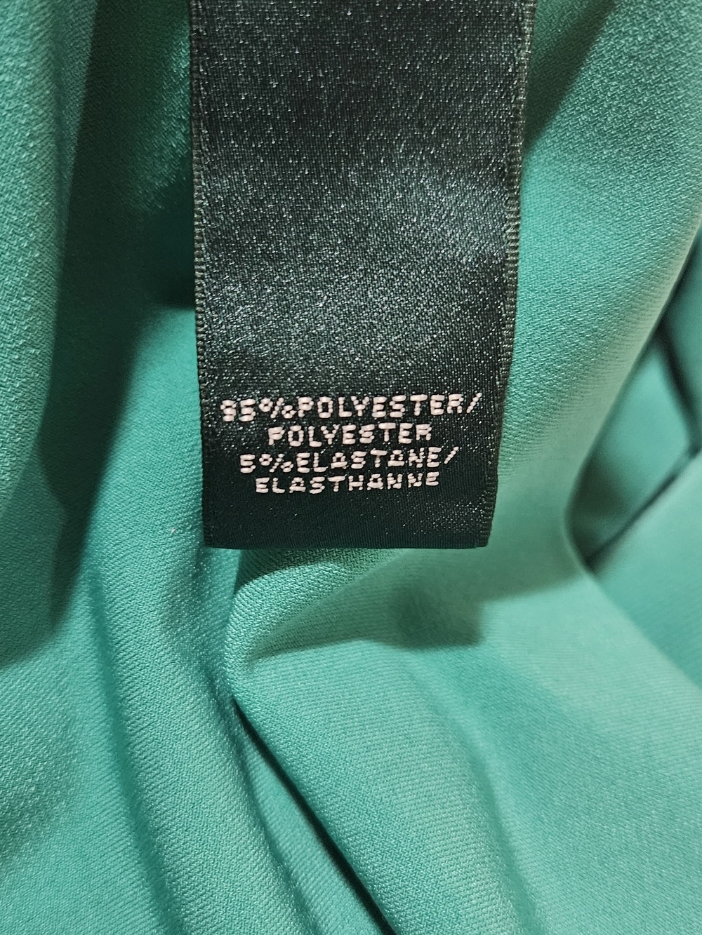 Lauren Ralph Lauren Faux-Wrap Green Ruched Sheath Dress - Size 6 - Picture 12 of 13